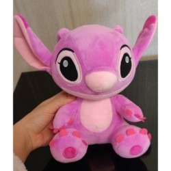 Forró Disney rajzfilm Kék Pink Stitch plüss babák Anime játékok Lilo és Stitch Stich plüss kitömött játékok Karácsonyi ajándékok