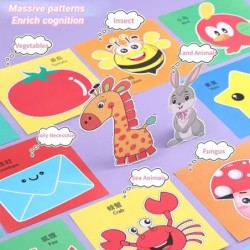 48db Gyerek kézzel készített papír vágott könyv Kézműves játékok Barkácsolás Gyerek kézműves Rajzfilm Scrapbooking Papírjátékok 