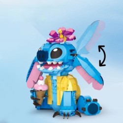 Miniso Disney 2024 új Stitch kompatibilis építőkockák téglák Stitch lány fiú születésnapi karácsonyi ajándék játékok