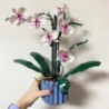 ötletek Ikonok Csokor művirág orchidea cserepes növények 10311 építőkockák modell tégla moc lányoknak játékok barkácsolás anyána