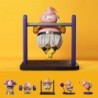 5db/készlet Fitnesz Testépítő Dragon Ball Majin Buu Aranyos figura Gyűjtemény Modell Játékok Akciófigurák Anime figura