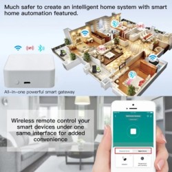 Tuya Smart Gateway Hub Bluetooth ZigBee Wireless Gateway Smart Home Devices Bridge BT Smart Life APP Munka az Alexa Google segít