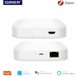 Tuya ZigBee 3.0 Smart Hub, vezeték nélküli/vezetékes átjáróhíd az App Voice távirányítóhoz, együttműködik az Alexa Google Home A