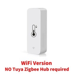 Tuya WiFi intelligens hőmérséklet- és páratartalom-érzékelő elemmel működő ZigBee intelligens otthoni biztonság Munka az Alexa G