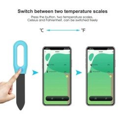 Tuya/Zigbee Smart Soil Tester Wifi páratartalom hőmérséklet nedvességérzékelő mobiltelefon APP valós idejű monitor növénykerthez