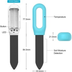 Tuya/Zigbee Smart Soil Tester Wifi páratartalom hőmérséklet nedvességérzékelő mobiltelefon APP valós idejű monitor növénykerthez