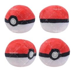 TAKARA TOMY Pokemon 4 DB Poké Ball töltött játék plüss baba zseb szörny gyerekjáték Pokemon plüss medál gyerekeknek ajándékok