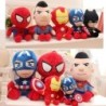 ÚJ 27 cm-es férfi pókhálós plüssjátékok film babák Marvel Avengers puha kitömött hős Amerika Kapitány Vas karácsonyi ajándékok g