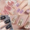 BORN PRETTY 10ml Champagne Silver Glitter fényvisszaverő körömgél lakk csillogó holografikus félig tartós UV gél körömdíszítő gé