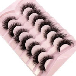 Mink Lashes Natural Look Műszempillák Wispy Cat Eye Lashes Bolyhos 3D Mink Lashes Natural Fake Lashes Strip Lashes Pack 7 pár