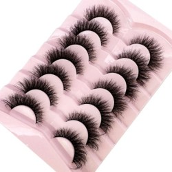 Mink Lashes Natural Look Műszempillák Wispy Cat Eye Lashes Bolyhos 3D Mink Lashes Natural Fake Lashes Strip Lashes Pack 7 pár