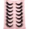 Mink Lashes Natural Look Műszempillák Wispy Cat Eye Lashes Bolyhos 3D Mink Lashes Natural Fake Lashes Strip Lashes Pack 7 pár