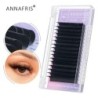 ANNAFRIS 16soros/Tálca matt fekete CD DD Curl egyéni szempilla hosszabbító Premium Faux Mink Classic Lash Natural Soft műszempil