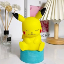 Új Pokemon Pikachu Anime LED fény aranyos rajzfilm Pikachu zseb Monster éjjeli lámpa gyerekeknek Hálószobák Díszek Játékok Fiúkn