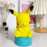 Új Pokemon Pikachu Anime LED fény aranyos rajzfilm Pikachu zseb Monster éjjeli lámpa gyerekeknek Hálószobák Díszek Játékok Fiúkn