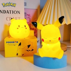 Új Pokemon Pikachu Anime LED fény aranyos rajzfilm Pikachu zseb Monster éjjeli lámpa gyerekeknek Hálószobák Díszek Játékok Fiúkn