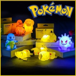 12 cm-es Pokemon Pikachu Éjszakai Fény Izzó gyerekjáték Pokemon Pikachu Aranyos Éjjeli lámpa Születésnapi karácsonyi ajándék gye