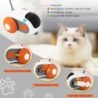 Pet Gravity Cat intelligens interaktív autós játék Automatikusan mozgó távirányítós egér Beltéri Kitty labdajátékok Irányított a