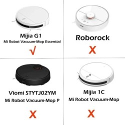 Xiaomi Mijia G1 MJSTG1 Mi robotporszívóhoz, alapvető porszívó oldalsó / főkefe burkolathoz, Hepa szűrő felmosó kendő alkatrészei