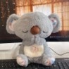 Aranyos nyugtató koala nyugtató szorongást enyhítő lélegző koala medve játék alvó haver plüss baba lámpákkal