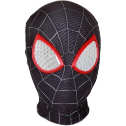 Iron Spider 3D maszk Peter Parker objektív maszk szuperhős cosplay jelmez maszk Remy Miles expedíció Halloweenjáték bemutató fej