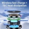 15 W jéghűtő mágneses vezeték nélküli autós töltő gyorstöltő állomás iPhone 15 14 13 Pro Max MacSafe autós telefontartó állványh