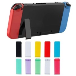 2023 Hot 1PC Nintendo Switch konzolhoz Hátsó konzol NS hátlap tartó állvány Tartós fehér kék ABS anyagú telefontartó