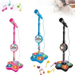 Gyermek Ringató mikrofon állvánnyal Karaoke Dal Hangszer Játékok Agytorna Oktatójáték Születésnapi Ajándék Lány Fiú