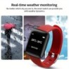 Okosóra 116Plus D13 Y68 Sport csuklópánt futó fitnesz monitor, pulzusmérő üzenet, emlékeztető férfi okosóra női óra