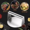 Rozsdamentes acél Smash Burger Press Hamburger Pogácsák Húsnyomó Kör alakú húsprésforma Deli Meats konyhai kiegészítőkhöz
