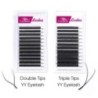 Fadvan YY Shape Lashes 2D/3D 0,05/0,07 Faux Mink C/D/L 8-15mm Natural Puha Brazil Eyelash Premade Volume Fan Lashes Extension