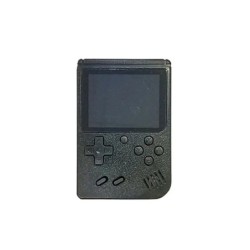 Egy piros Retro Classic Games gyermek kézi kis játékkonzol több száz játék töltésével, amely a tévéhez csatlakoztatható.