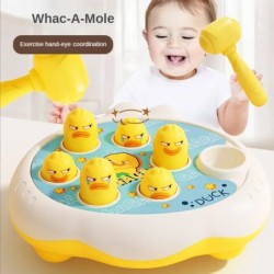 Rajzfilm Whac-A-Mole Montessori babajáték kisgyermek oktatási születésnapi ajándék állatos téma kopogós játék szülő gyermek társ