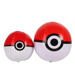 16" Pokemon ball PVC Inflatable Beach Ball Elf Parent-Child Interactive Volleyball Children's Toy Gift Elastic Movement gifts