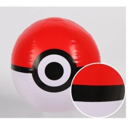 16" Pokemon ball PVC Inflatable Beach Ball Elf Parent-Child Interactive Volleyball Children's Toy Gift Elastic Movement gifts