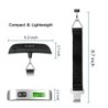 Hordozható mérleg digitális LCD kijelzővel 110lb/50kg elektronikus poggyászakasztó bőrönd utazómérleg poggyásztáska súlykiegyens