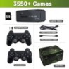 Video Game Stick Lite 4K HD videojáték-konzol M8 64 GB-os dupla vezeték nélküli vezérlő 10000 retró játékhoz, gyerek karácsonyi 
