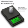 100/500g 0,01g mini digitális mérleg nagy pontosságú elektronikus zsebmérleg ékszer súly konyhai hordozható elektronikus mérleg