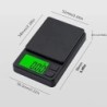 100/500g 0,01g mini digitális mérleg nagy pontosságú elektronikus zsebmérleg ékszer súly konyhai hordozható elektronikus mérleg