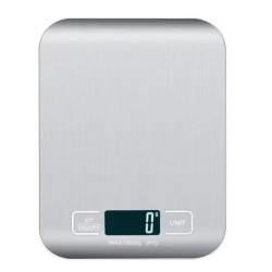 Digitális konyhai mérleg LED kijelzővel, 5 kg/1 g rozsdamentes acél panellel, elektronikus mérlegekkel, otthoni ékszerekkel, éte