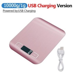 5kg/10kg digitális konyhai mérleg LCD kijelző rozsdamentes acél elektronikus mérlegek otthoni ékszerek ételek rágcsálnivalók mér