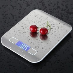 5kg/10kg digitális konyhai mérleg LCD kijelző rozsdamentes acél elektronikus mérlegek otthoni ékszerek ételek rágcsálnivalók mér