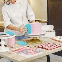 Szilikon habzsákok és tippek készlet torta barkácsolás díszítő készlet rozsdamentes acél fúvókával újrafelhasználható szilikon t