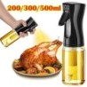 1 db 200/300/500 ml-es olajszóró edény konyhai háztartási ehető olívaolaj-szóró palack porlasztott ködös olajtartályos légkeveré