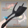 Új 2 az 1-ben markolatú lapos spatula fogó tojáslapát spatula nejlon tapadásmentes bevonat palacsinta hal francia pirítós omlett