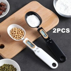 Mini kanálmérleg digitális konyhai mérleg elektronikus LCD élelmiszermérleg 0,1-500g főzőliszt tej kávépor súlymérő kanál