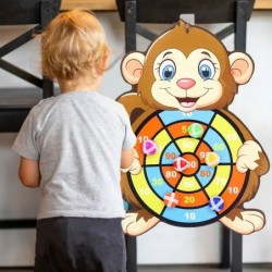Oktatójátékok Darts tábla Babajáték Ragadós labda Darts Beltéri sportok Gyermek Montessori játékok 3-7 éves gyerekeknek
