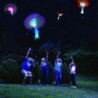 10 db kültéri ragyogó rakéta vaku LED fény éjszakai gyerekeknek világító slingshot játékok ragyogó slingshot rugalmas helikopter