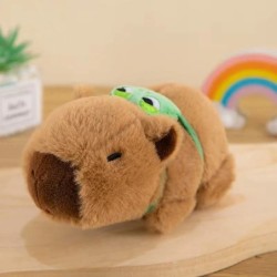 Kedves Capybara Animal Slap Snap Wrap csuklópánt karkötő plüss kitömött állat Kawaii Capybara kézi gyűrű karszalag gyerek vicces