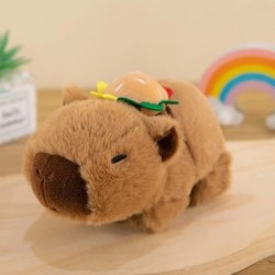 Kedves Capybara Animal Slap Snap Wrap csuklópánt karkötő plüss kitömött állat Kawaii Capybara kézi gyűrű karszalag gyerek vicces